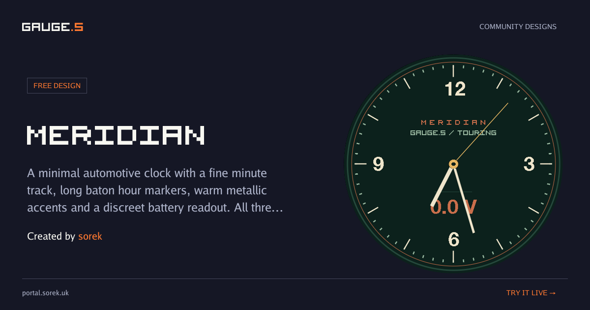 Meridian share card by sorek